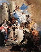 The Virgin with Six Saints Giovanni Battista Tiepolo
